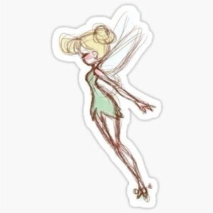 Disney tinkerbell waterproof vinyl sticker